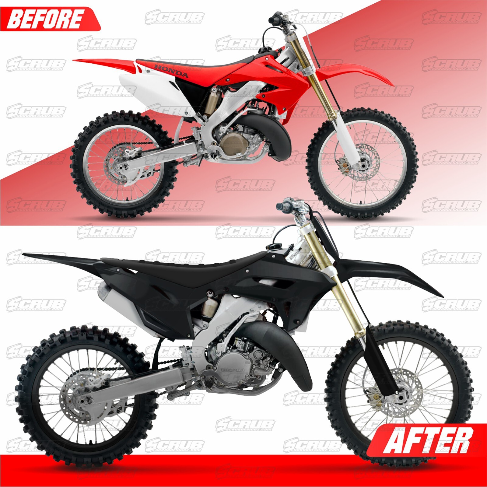 CR125 フェンダーカウルセットパーツ CR125R CR250