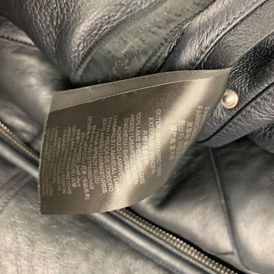 Burburry Prorsum ジャケット　サイズ38 BURBERRY PRORSUM FW 2010 Size 38 Blue Black Lamb Leather