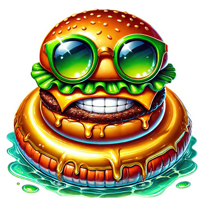 XXL 18X18 Autoaufkleber Lustiges Essen Aufkleber Wetterfester Vinyl Sticker