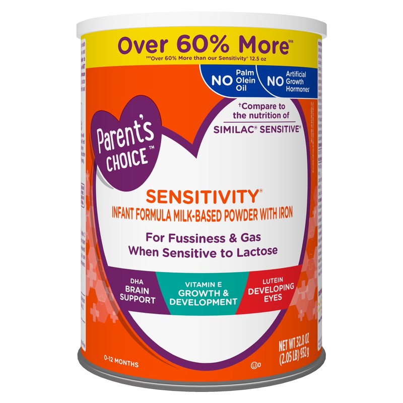 Sensitivity Infant Formula Powder with Iron, for Fussiness And