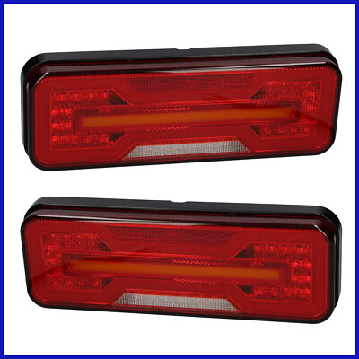 LED Heckleuchten Set Neon dynamik Blinker Rückleuchte 12V 24V PKW LKW Anhänger