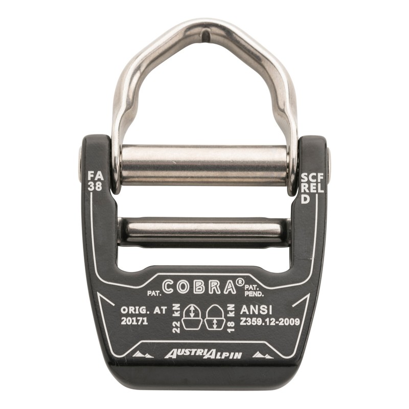 Austrialpin 38mm 4.4cm Noir Ansi Cobra Cadre Sortie Anneau En D - Fa38scf-Kd-Rel