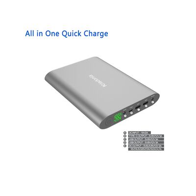 Krisdonia Portable Laptop Charger 185Wh/50000mAh Laptop Power Bank External B...
