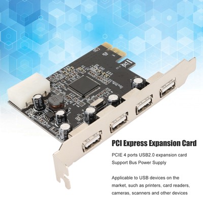 PCIe To USB2.0 Expansion Card For Desktop Chassis ERT