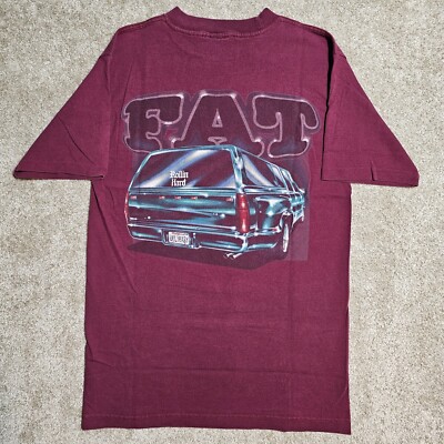 Vtg 90s Rollin Hard Lowrider T-Shirt Mens M/S Chicano Single Stitch Chevy Truck 