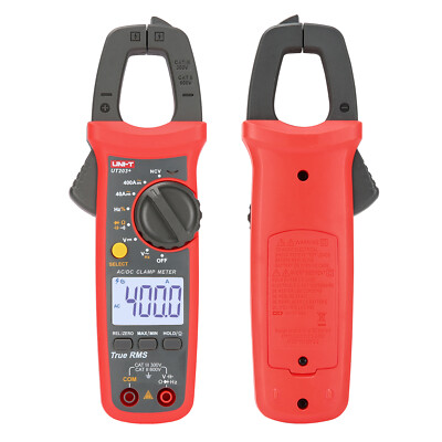 UNI-T UT203+ Digital Clamp Meter 400A 600V AC/DC Current Volt True RMS NCV