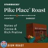 Starbucks Medium Roast K-Cup Coffee Pods — Pike Place for Keurig Brewers — 1 box (40 pods)