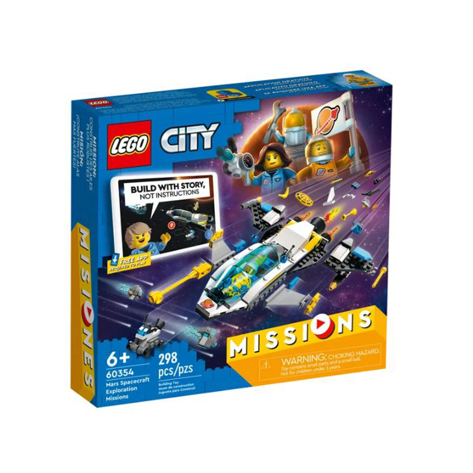 Конструктор LEGO City для исследования космического корабля на Марсе 60354 НОВЫЙ