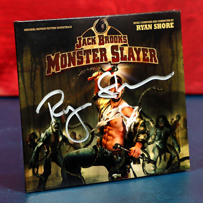 Jack Brooks Monster Slayer Soundtrack CD Autographed Ryan Shore Import LE 1000