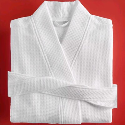 POTTERY BARN LIGHTWEIGHT RESORT ROBE ~ WHITE