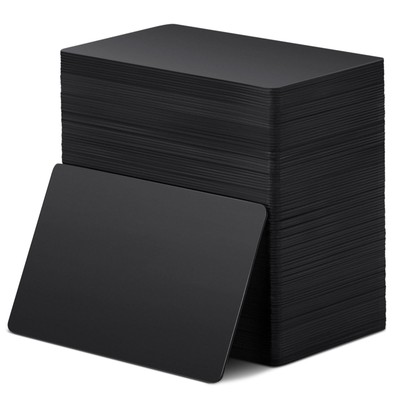100 Pcs NFC Blank PVC Black Cards Chip 868 Bytes Memory Color Cards Digital P...