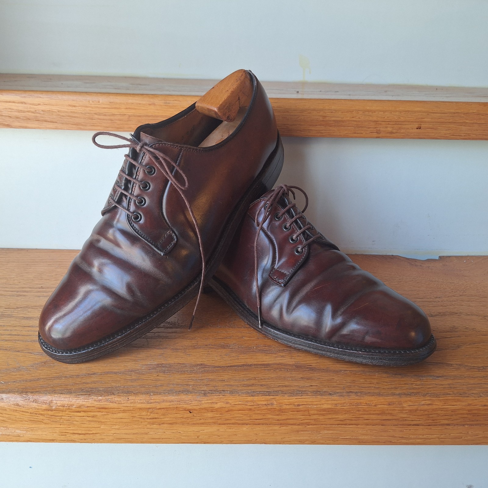 Alden for Brooks brothers シェルコードバン Alden x Brooks Brothers A765 Shell Cordovan Bluchers No. 8 color