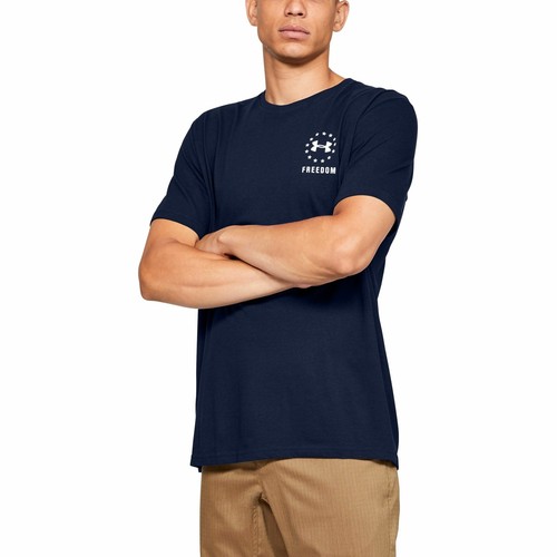 

[1330059-408] Mens Under Armour Freedom Left Chest Live T, Синий