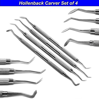 Hollenback Amalgam Carvers Double Ended Dental Wax Restorative Instruments CE