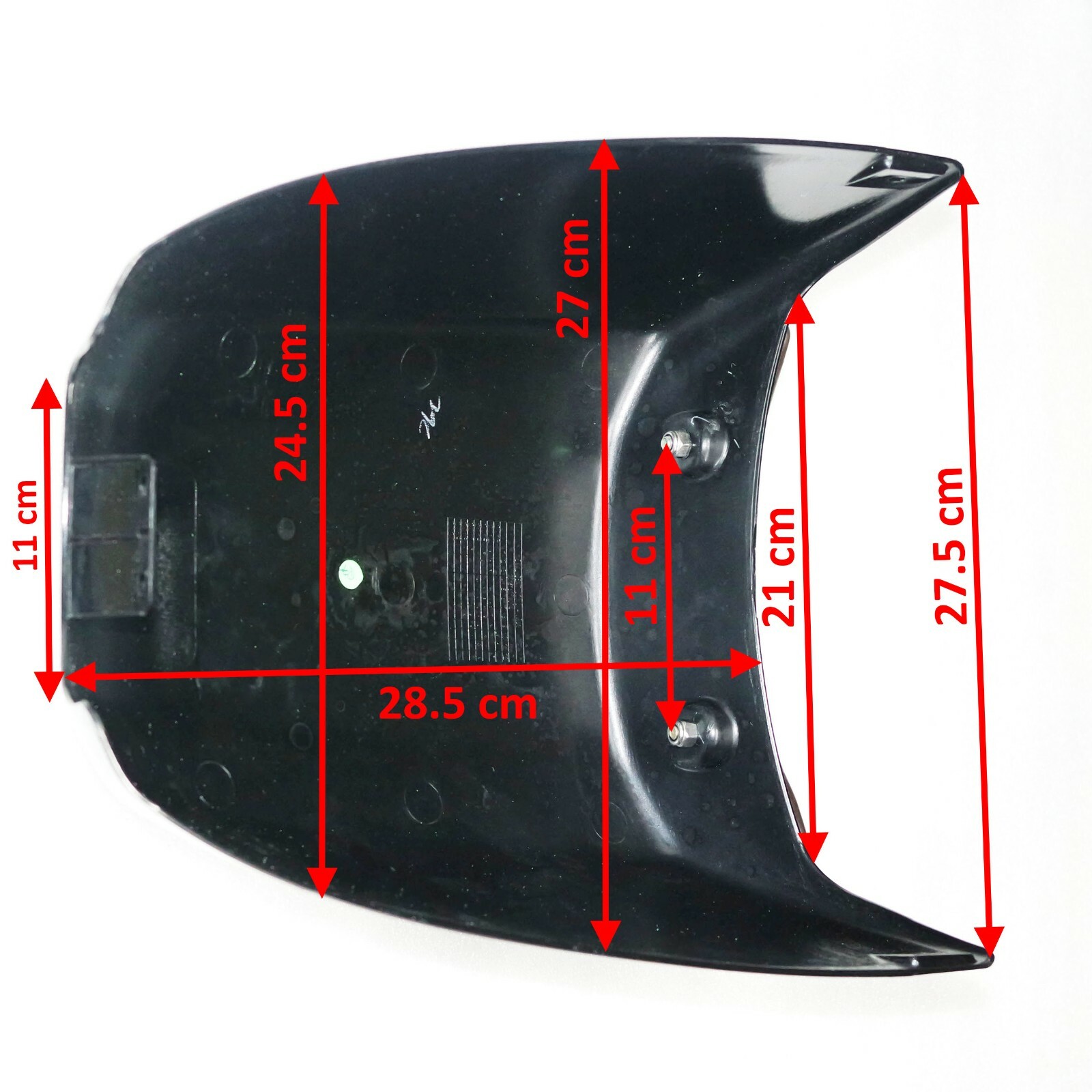 Fits Royal Enfield Gt Continental 535 cc Dual Seat Cowl Black  