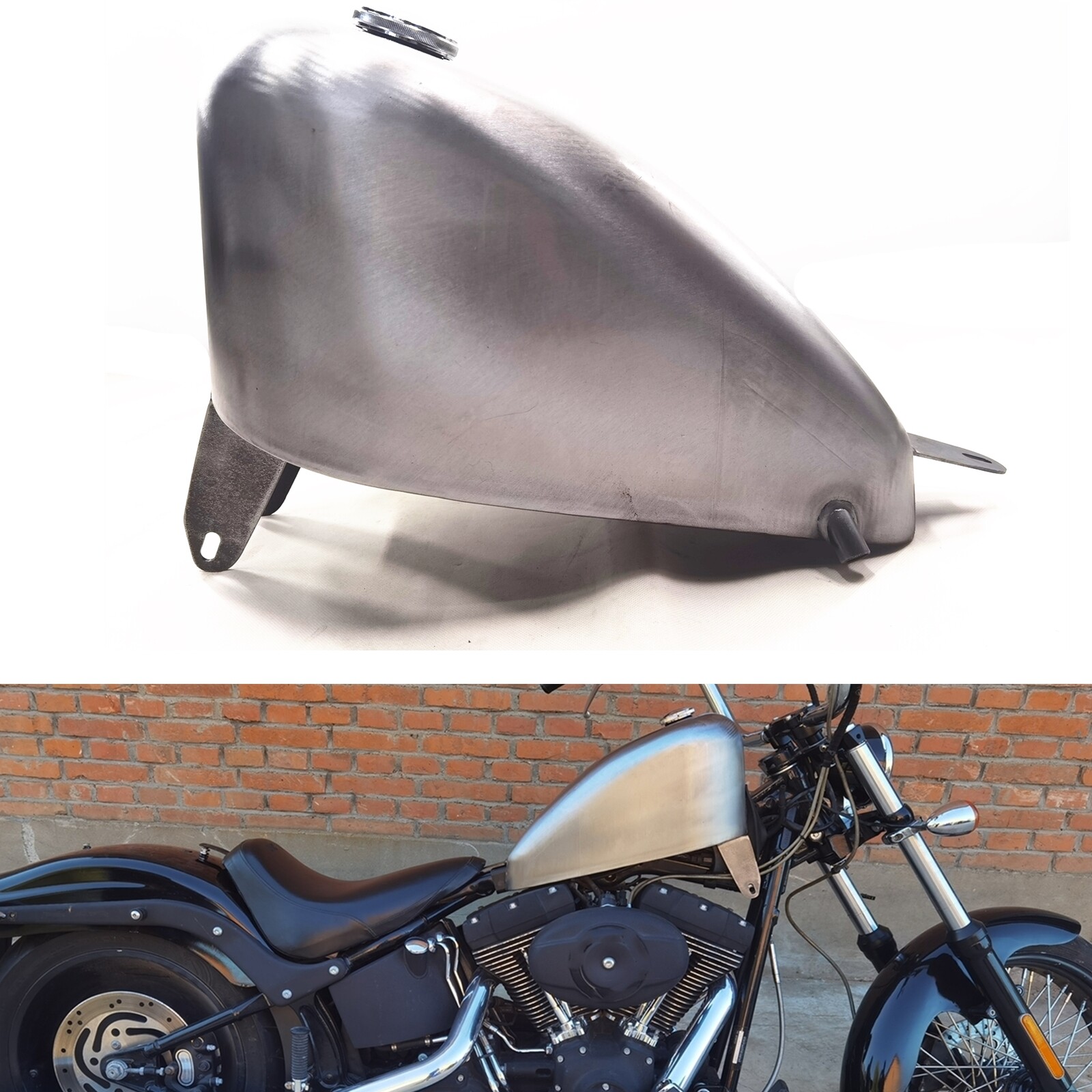 Motorcycle Petrol Fuel Tank For Harley Softail 2002 2003 2004 2005
