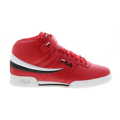 

Fila F-13 1FM00421-602 Мужские красные кожаные кроссовки на шнуровке для образа жизни, Красный, Fila F-13