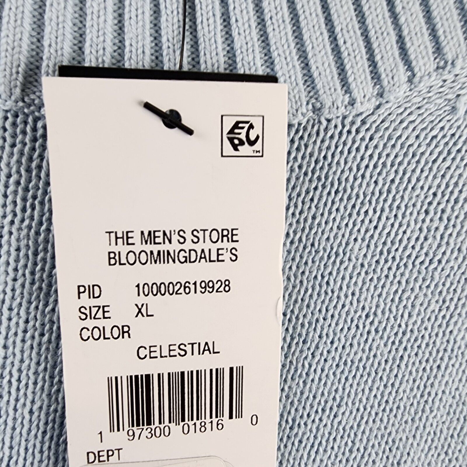 The Men's Store at Bloomingdale's Crewneck Sweater Men's XL Celestial Pullover - Picture 5 of 12