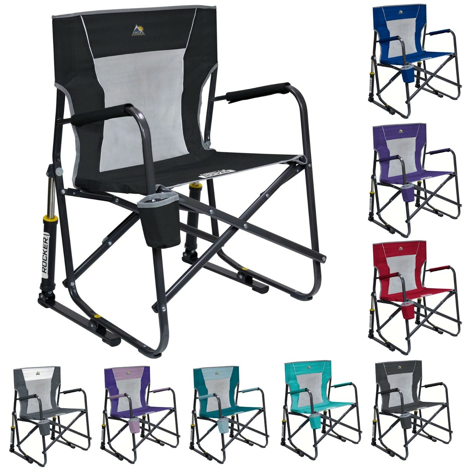 gci outdoor freestyle rocker mesh chair camping  hiking