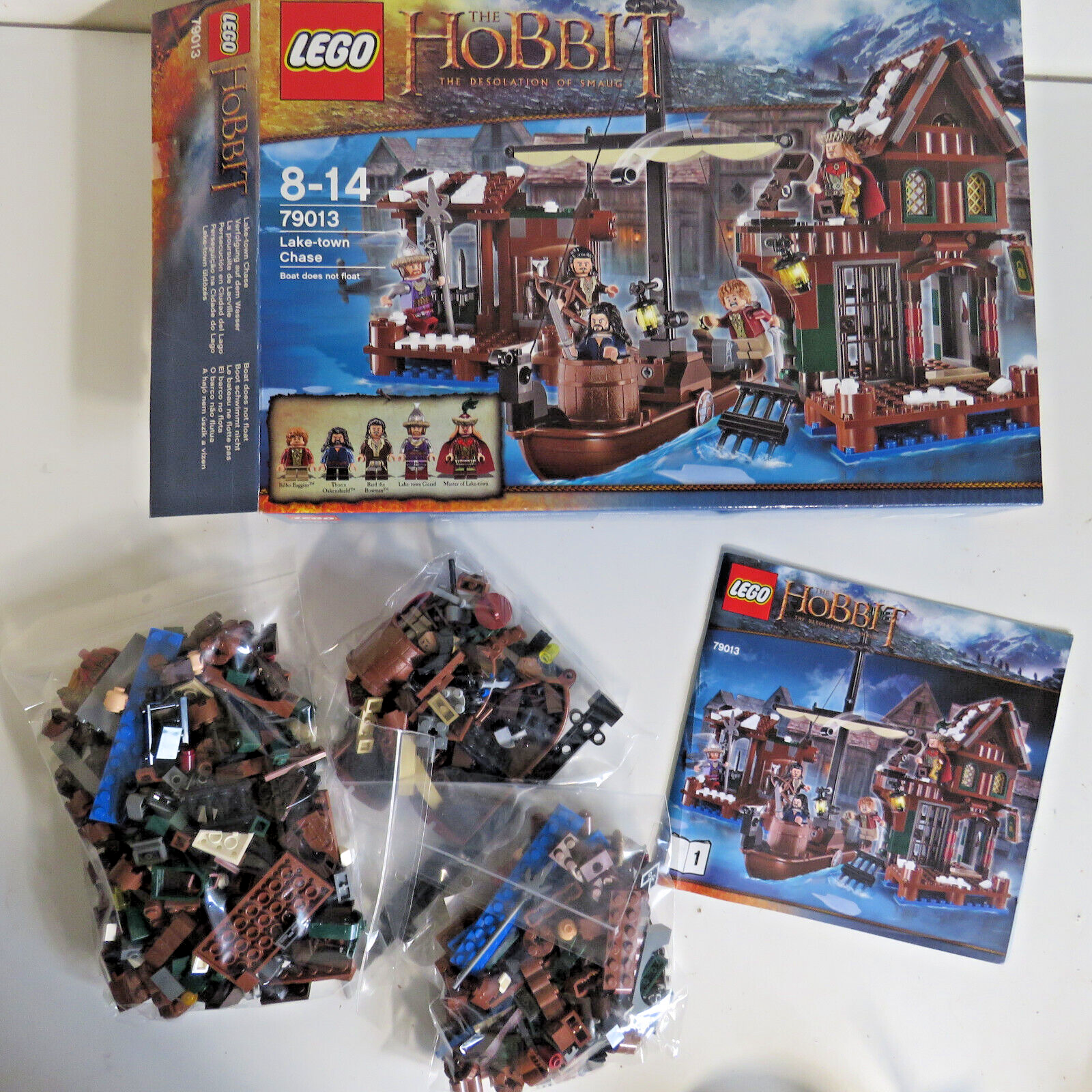 Lego 79013 The Hobbit Lake-Town Chase komplett OVP