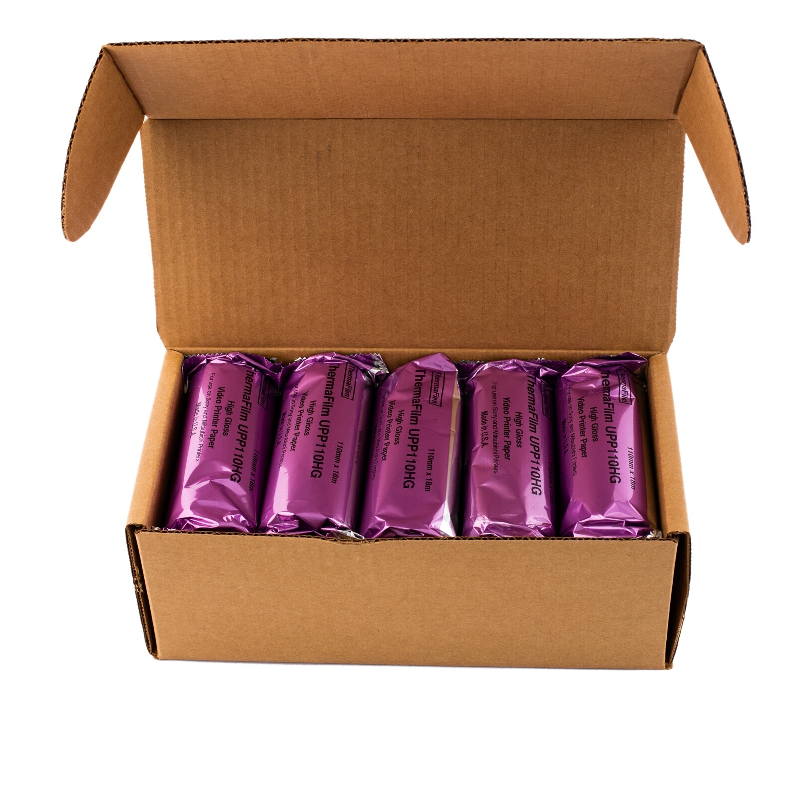 Sony Compatible UPP-110HG High Gloss Ultrasound Paper Film/Media 5 Rolls, 110mm