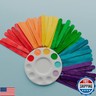 Colored Popsicle Sticks for Crafts, Large Colored Craft Sticks, Pack of 200, Each Stick 6
