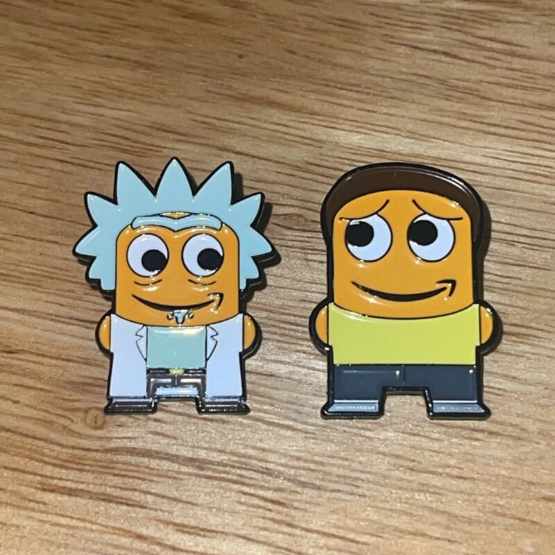 Rick And Morty Amazon Peccy Pin Set Amazon Employee Pins