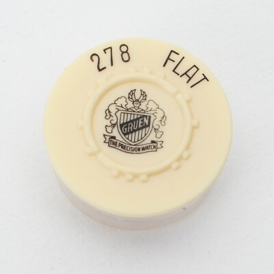 Gruen 278 Flat Wrist Watch NOS Complete Balance Part Watchmakers Parts (G17D20)