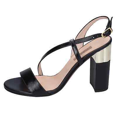Women's shoes ALBANO 10 (EU 40) sandals black patent leather DE406-40