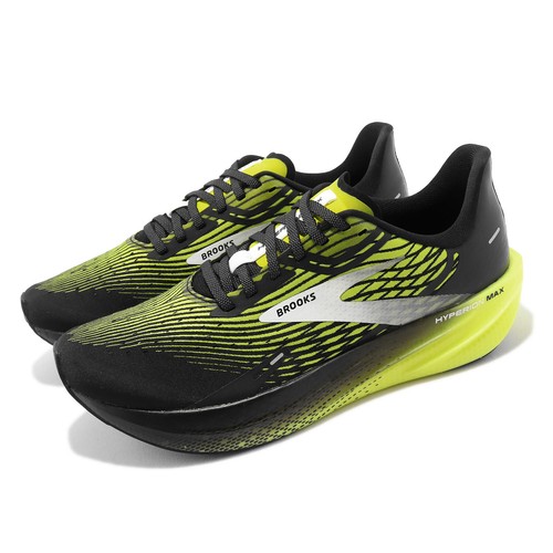 

Мужские кроссовки Brooks Hyperion Max Black Yellow Volt для марафона 1103901D-078, Черный, Hyperion Max