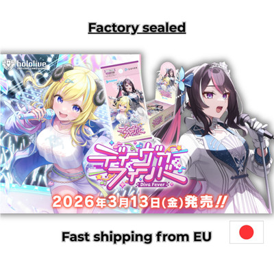 Hololive OCG: Diva Fever Boosters Box Display Japanese NEW TCG