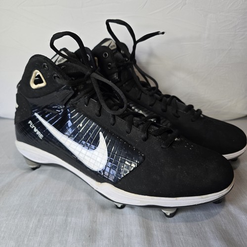 その他 NIKE FLYWIRE Nike Flywire Size 8.5 M Black Lace Up Running Fabric Women