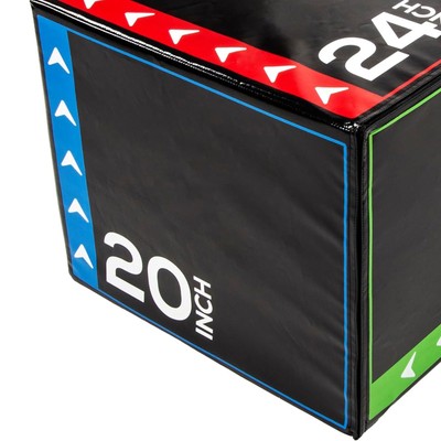 BalanceFrom Fitness 16 Pound Versatile 3 in 1 Plyometric Jumping Exercise Box