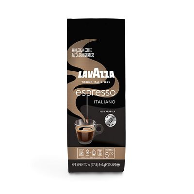 Lavazza Espresso Italiano Whole Bean Coffee 100% Arabica Ric