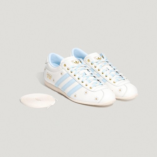 adidas Originals Anfu Floral White Blue Tint Women Lifestyle Casual Shoes LA1352