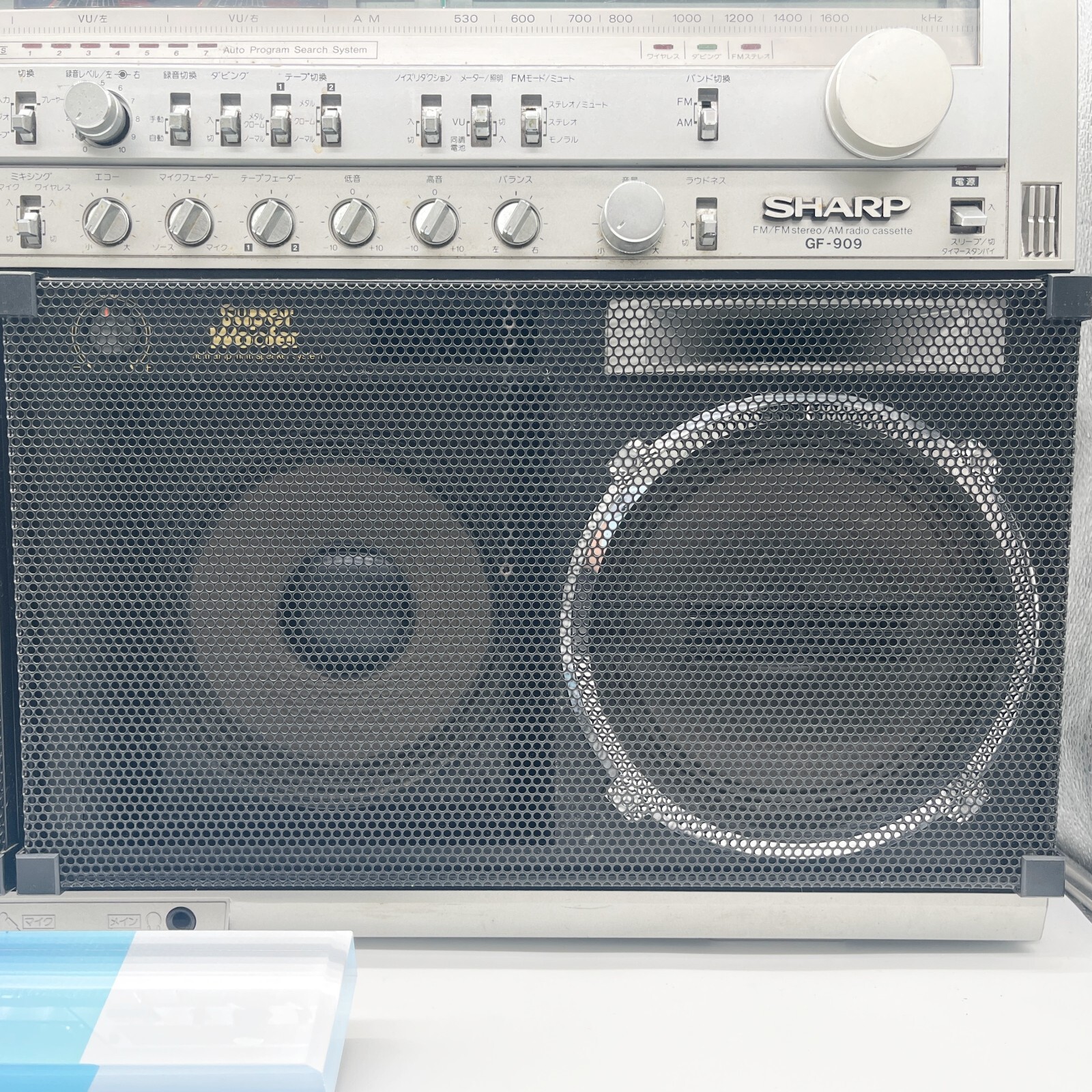 SHARP ラジカセ THE SEARCHER-W GF-909 カセットテープ SHARP ラジカセ THE SEARCHER-W GF-909 カセットテープ SHARP GF