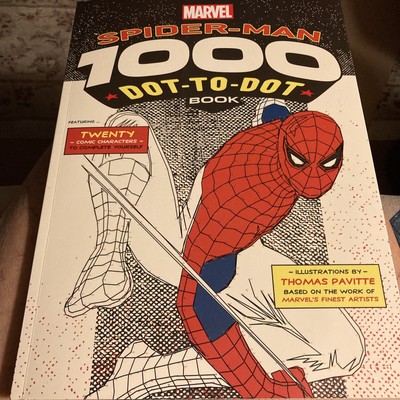 Marvel Spider-Man 1000 Dot-to-Dot Bk Brand New/14 X 19 Poster/20 Comic Character