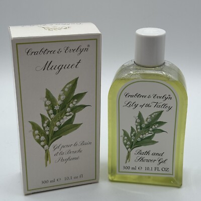 Lily Of The Valley Muguet Bath Shower Gel 10.1 Oz Crabtree Evelyn Vtg 90s New