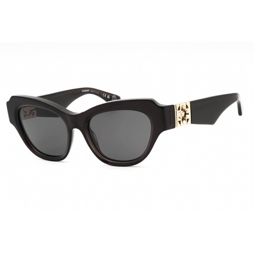 Pre-owned Burberry Women's Sunglasses Dark Grey Plastic Cat Eye Frame 0be4423 411287 In Gray