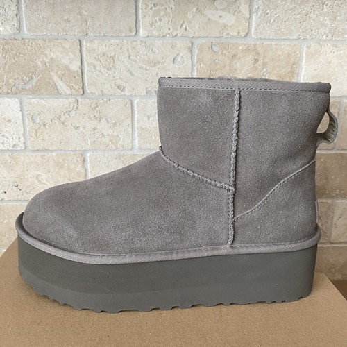 UGG Classic Mini Platform Smoke Plum Water-resistant Suede