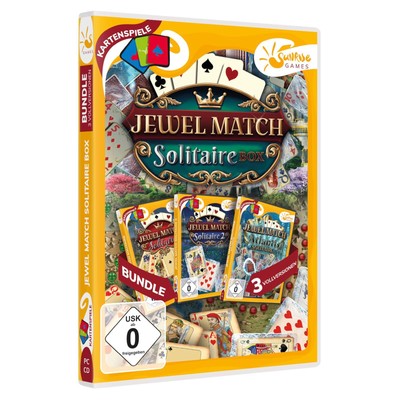 Jewel Match Solitaire Box 1 2 Atlantis PC Kartenspiel Sammlung NEU&OVP