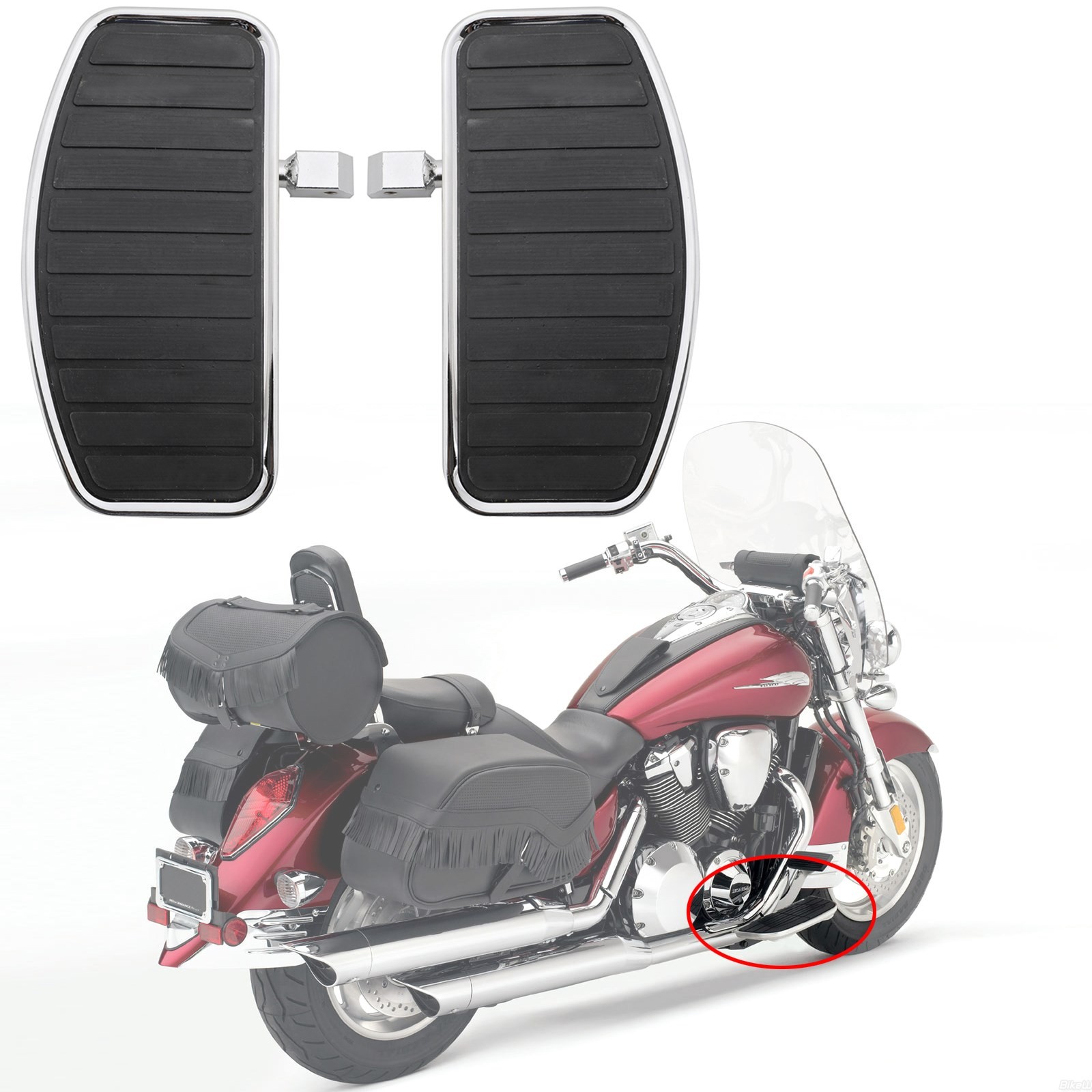Motorcycle Foot Pegs HDBUBALUS Motorcycle Floorboards - Adjustable Rider & Passenger Footboards For Honda VTX & Suzuki VL VTX 1800 Floorboards Motorcycle Foot Pegs HDBUBALUS Motorcycle Floorboards - Adjustable Rider & Passenger Footboards For Honda VTX & Suzuki VL VTX 1800 Floorboards