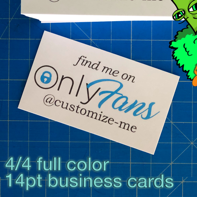 Onlyfans business cards