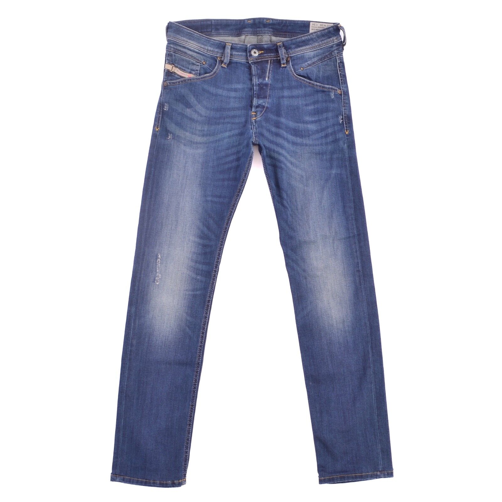 Diesel Belther Regular Slim-Tapered Blue Wash 0827Q Stretch Diesel Belther Regular Slim-Tapered Blue Wash 0827Q Stretch
