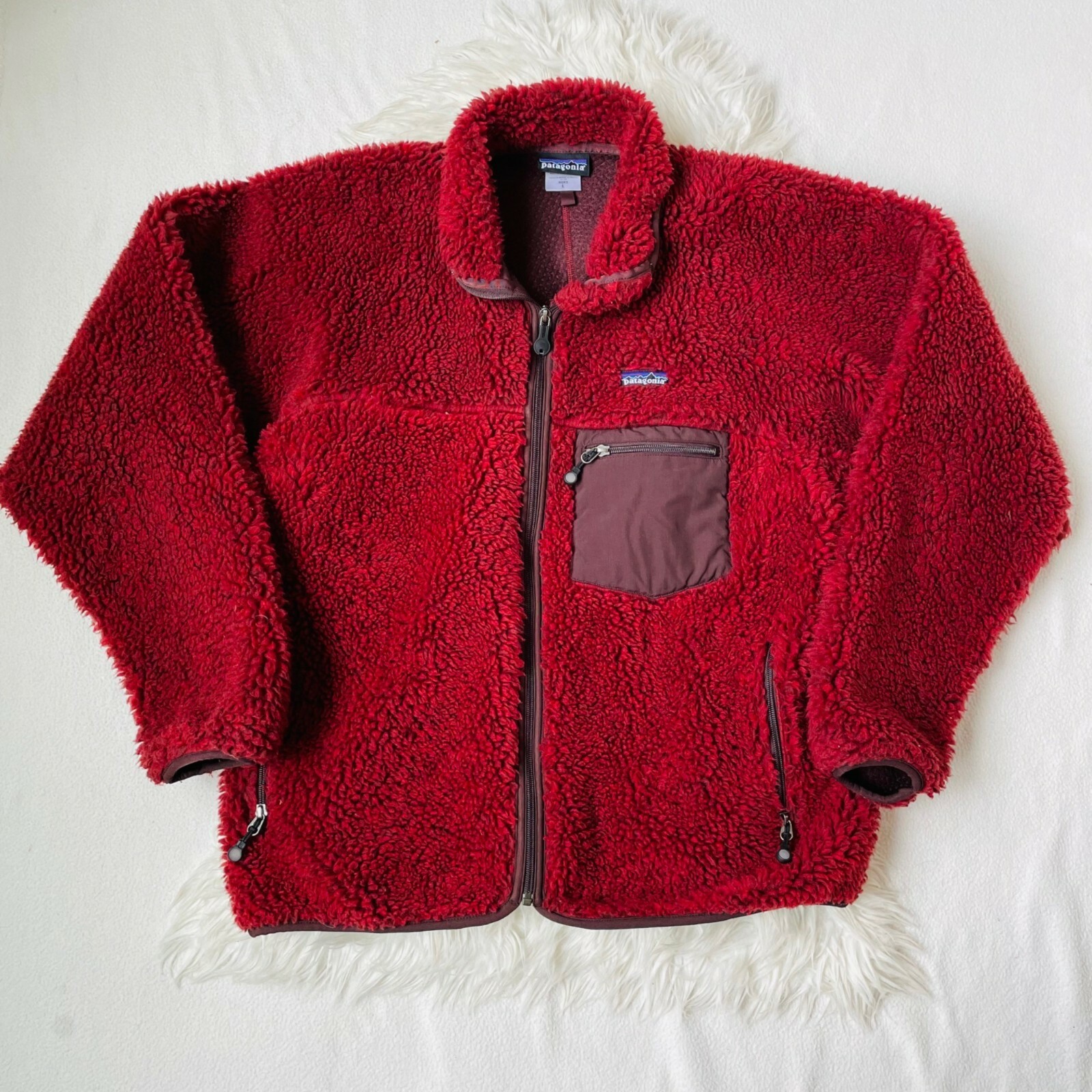 Patagonia Vintage Jacket Mens Large Retro X Fleece Deep Pile Patagonia Vintage Jacket Mens Large Retro X Fleece Deep Pile