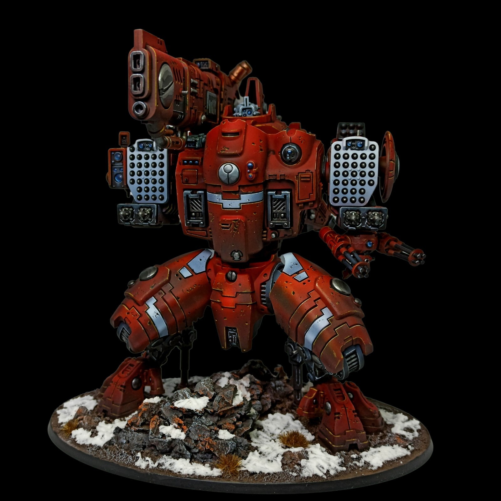 KV128 Stormsurge Battlesuit painted Warhammer 40k Farsight
