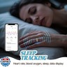 Smart Ring for Women Man, Health Fitness Tracker Ring, IP68 Waterproof Sleep Monitoring with Charging Case and Ring Protector, Remote Photography, No Subscription Fee for iPhone and Android (White, 8#)