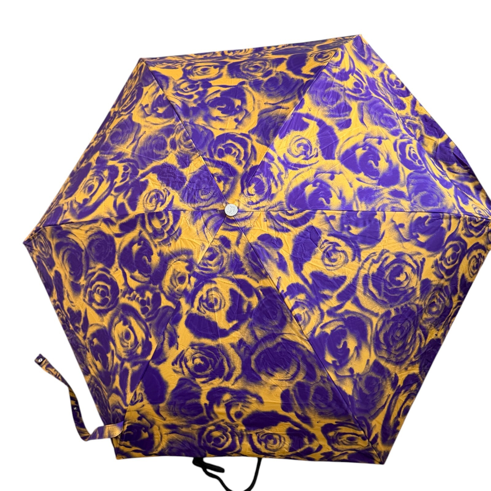 Burberry Water Rose Compact Umbrella, Purple and Yellow | eBay