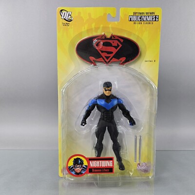 Nightwing DC Direct Superman / Batman Public Enemies 2 Figure Series 3 MOC NEW