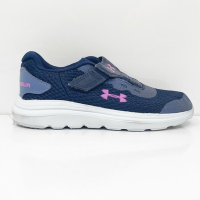 

Кроссовки Under Armour Girls Surge 2 AC 3022874-403 синие кроссовки размер 9K, Синий, Surge 2 AC